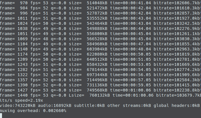 How To Pause and Resume FFMPEG